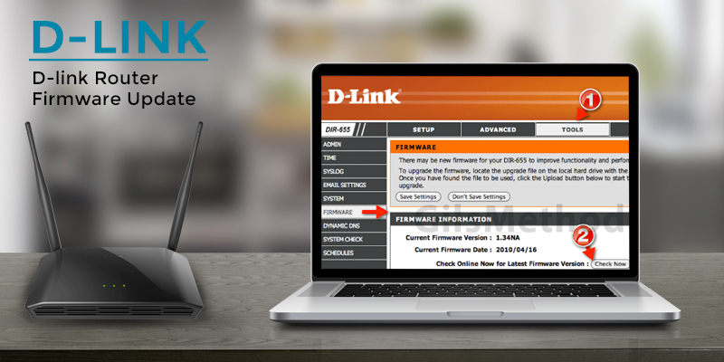 D-Link wifi router Firmware Update