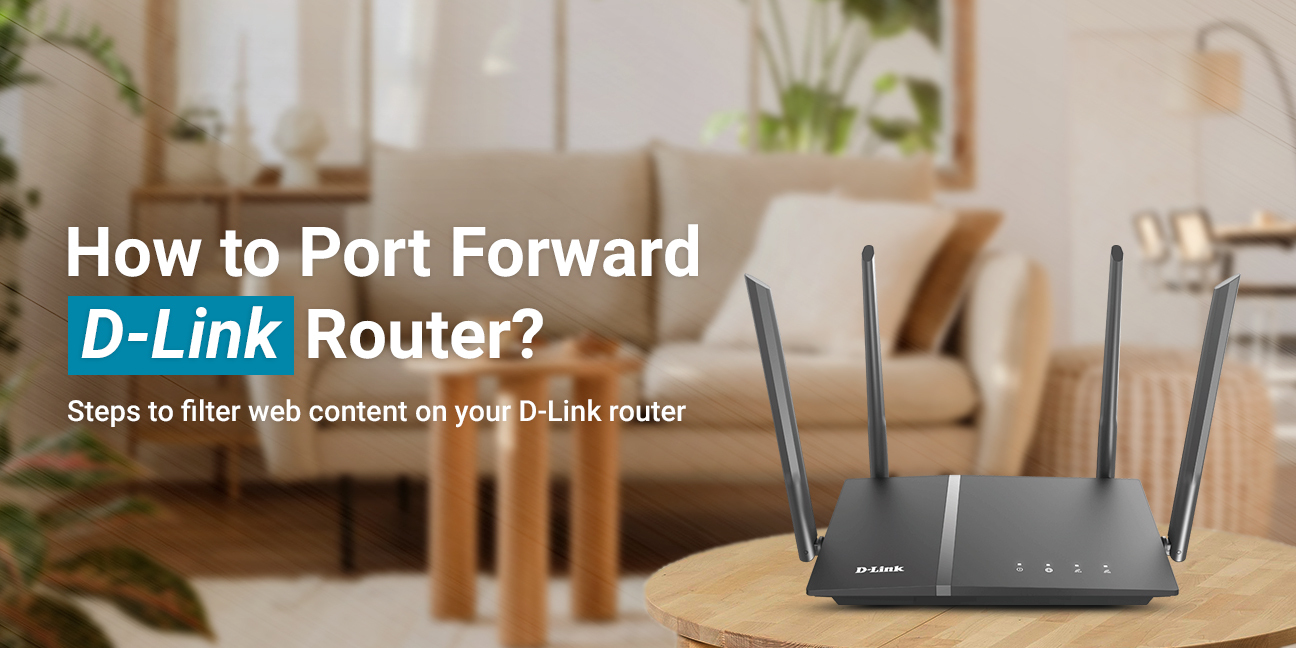 Port forwarding D-Link router