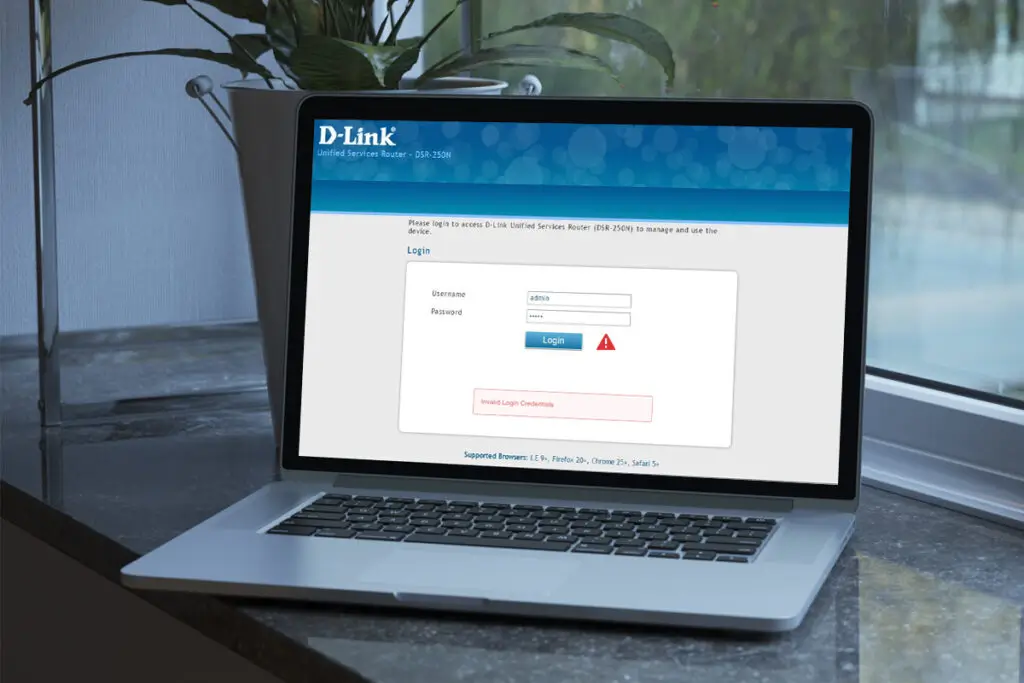 D-Link Web Browser Issues
